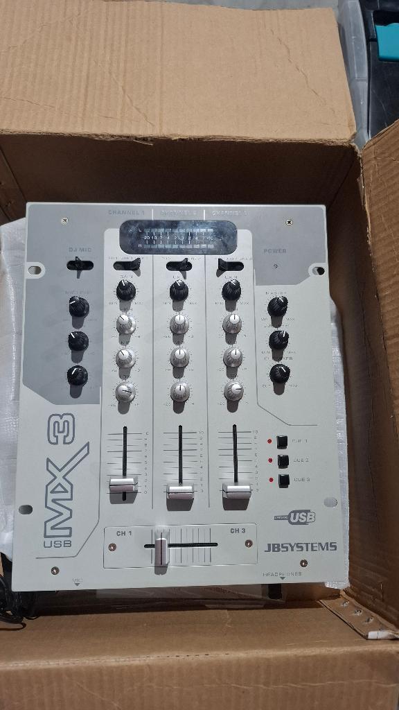 Mengpaneel JB Systems MX3, Enlèvement, Utilisé, Moins de 5 canaux, Entrée micro