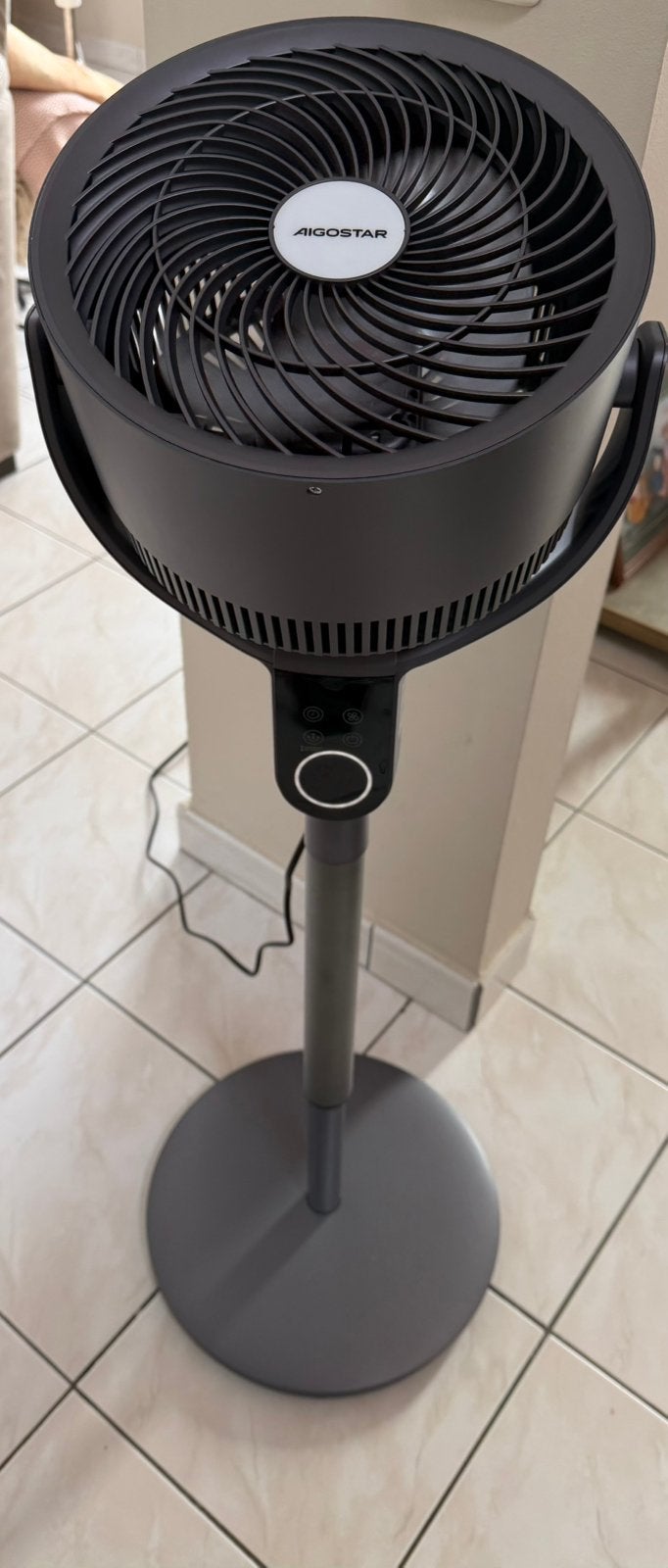 Design 2 en 1 : ventilateur de table et ventilateur sur pied, Electroménager, Enlèvement, Comme neuf, Ventilateur de trépied