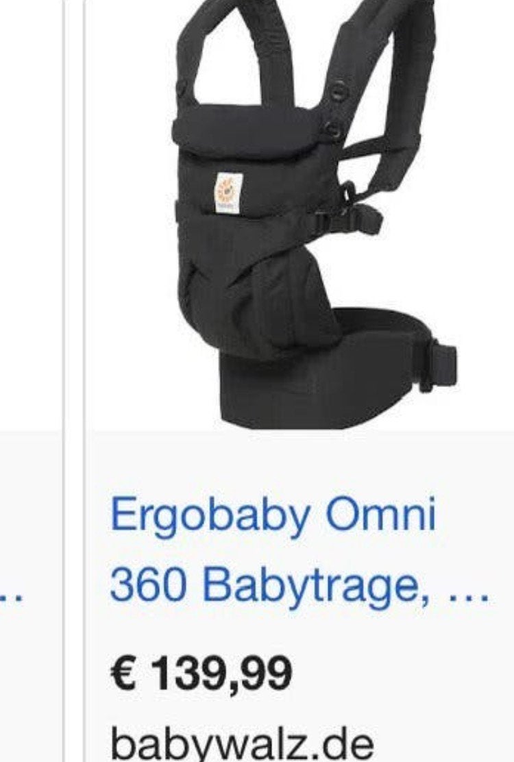 Draagzak / draagdoek ergobaby, Kinderen en Baby's, Ophalen, Gebruikt, Draagdoek, Overige merken