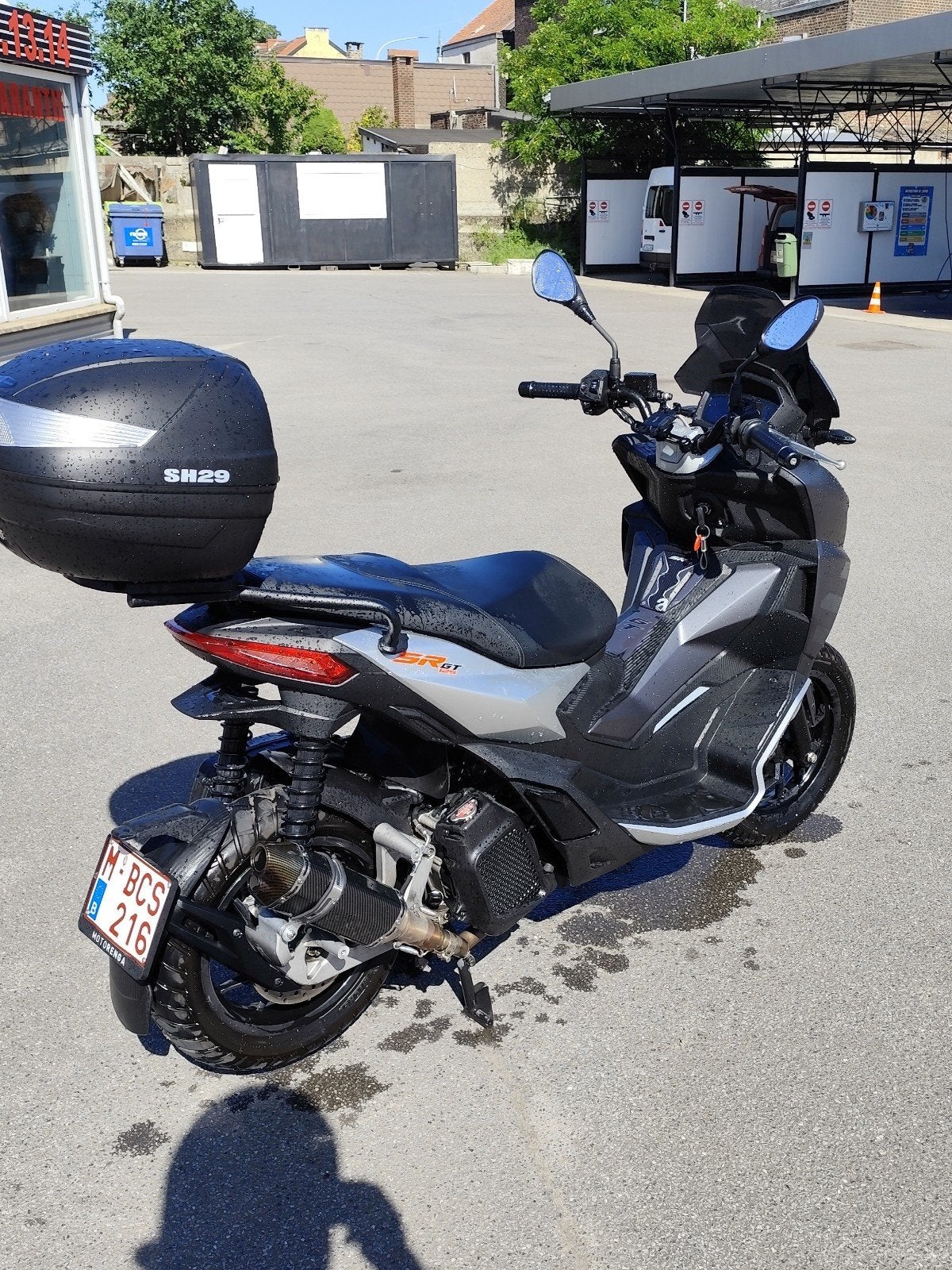 scooter 125cc, Enlèvement