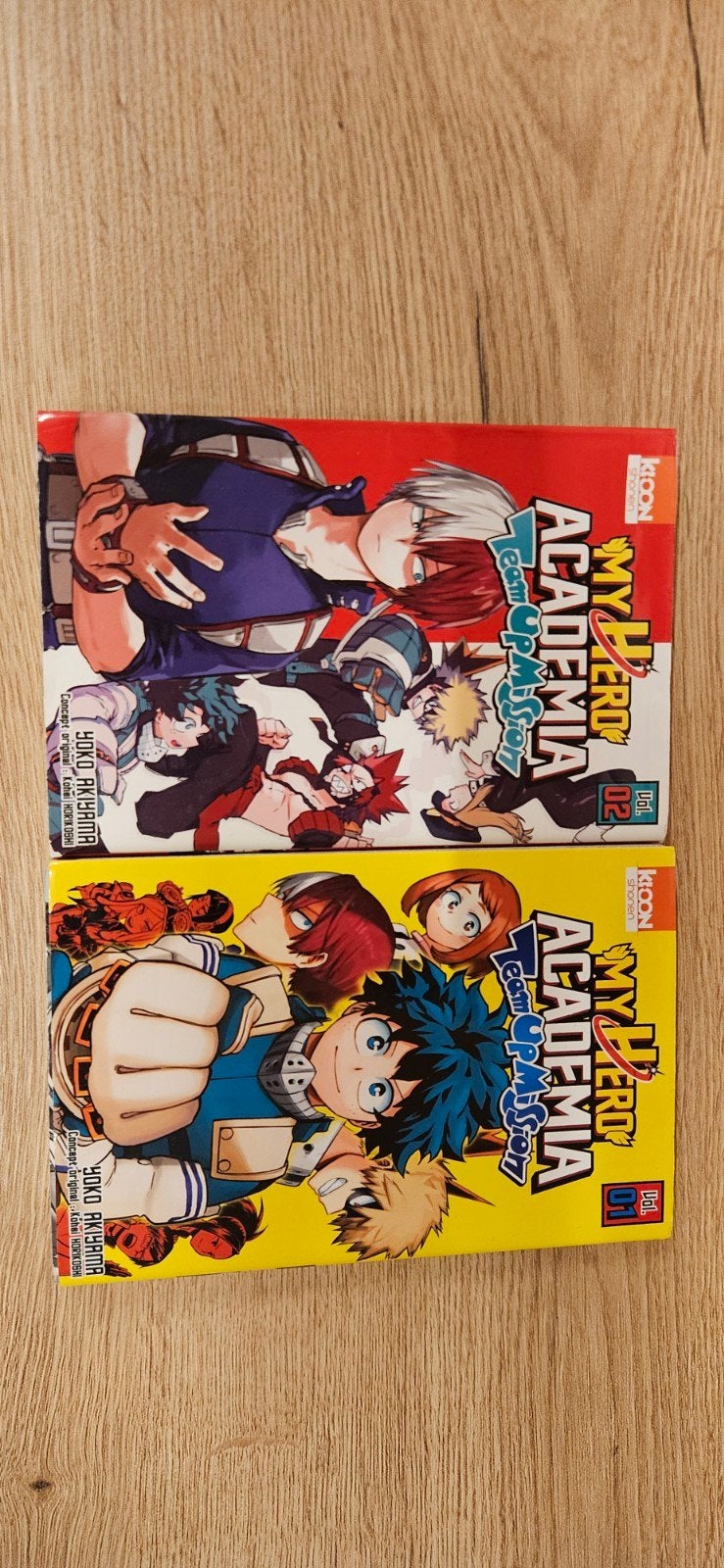 Lot Mangas My Hero Academia - Team Up Mission Tomes 1 et 2, Enlèvement
