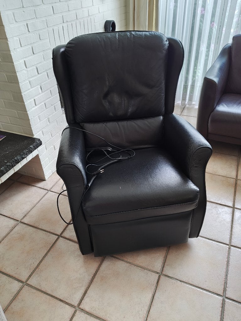 Elektrische relaxzetel, Huis en Inrichting, Fauteuils, Ophalen, Gebruikt, Overige materialen
