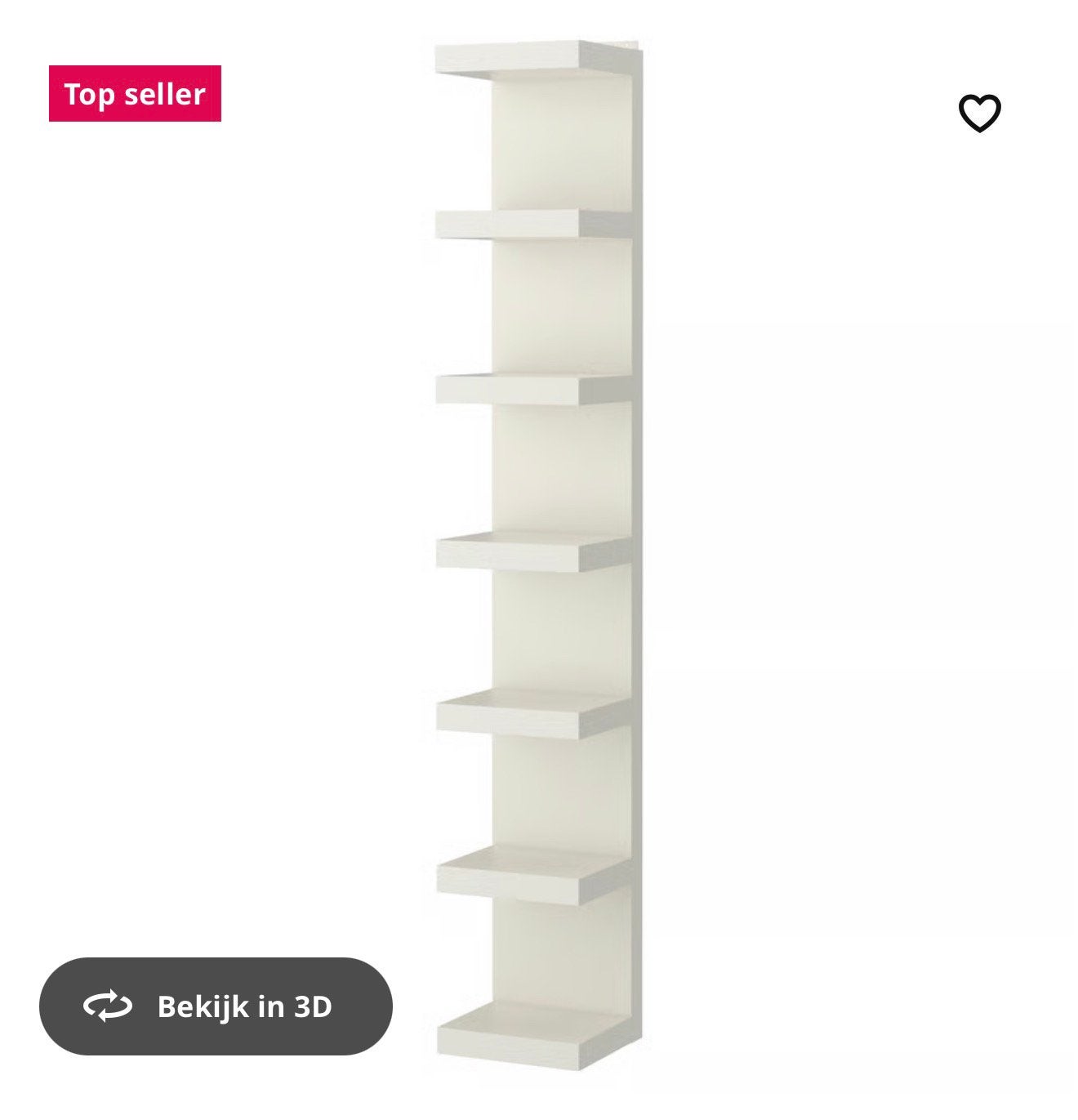 Wandrek ikea, Huis en Inrichting, Kasten | Schoenenkasten, Ophalen, Zo goed als nieuw
