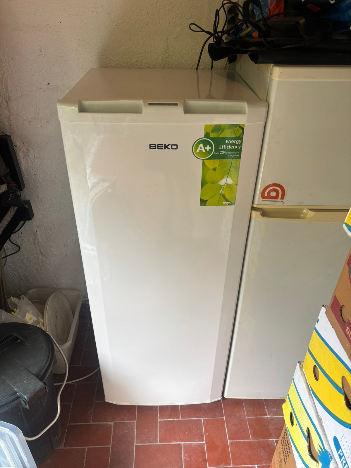 Beko diepvries, Gebruikt, 120 tot 140 cm, Minder dan 60 cm, Energieklasse A of zuiniger