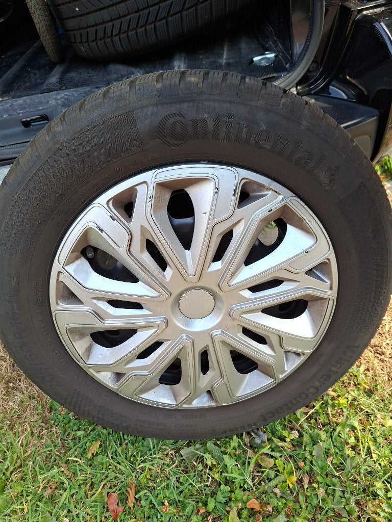 4 wielen met nieuwe winterbanden, Auto-onderdelen, Banden en Velgen, Ophalen, 16 inch, Banden en Velgen, Winterbanden
