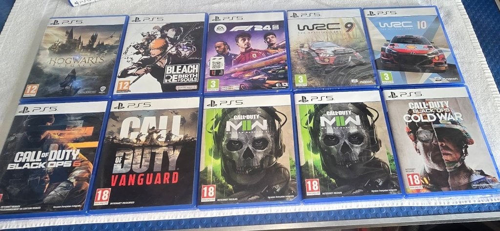 JEUX PS5 + RÉPARATION +CONSOLE & MANETTE (reg.liege), Enlèvement ou Envoi, Comme neuf