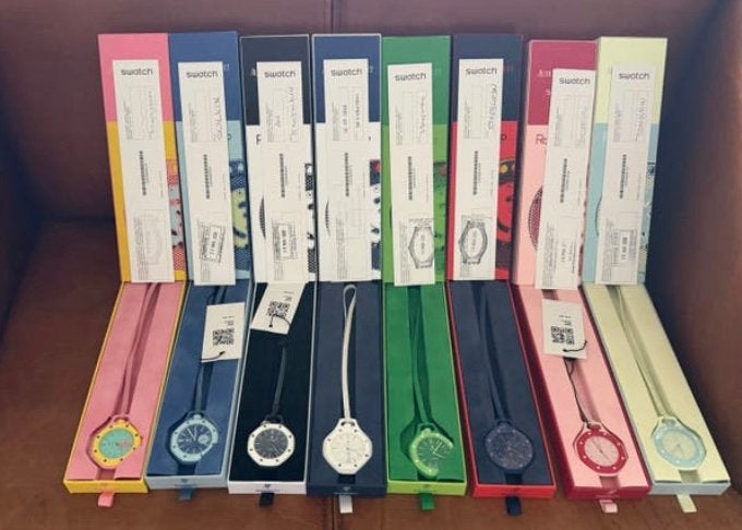 Collection complète Swatch AP x Royal Pop, Enlèvement ou Envoi, Swatch