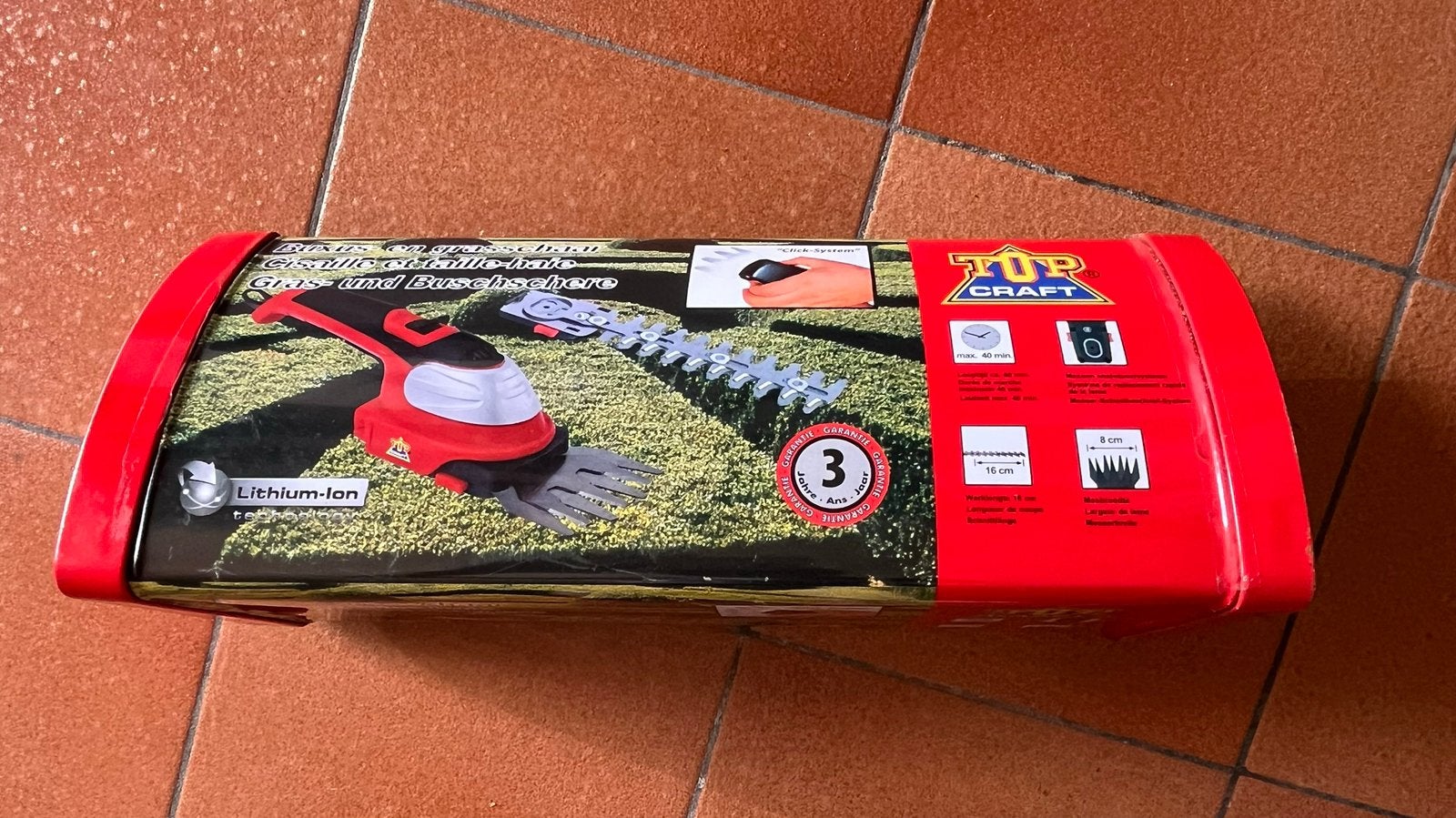 Topcraft buxus- en grasschaar, Ophalen, Zo goed als nieuw