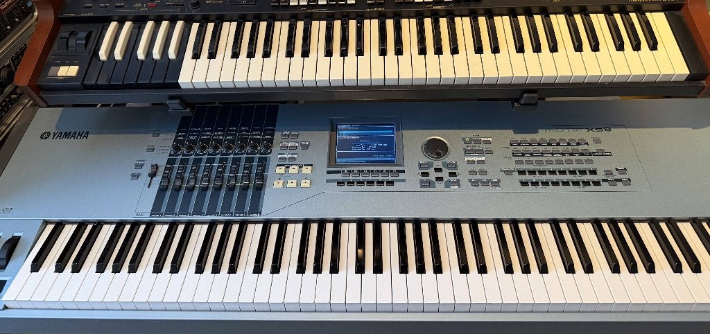 Yamaha Motif XS8 Nieuwstaat 1GB Sample Ram, Ophalen, Zo goed als nieuw, 88 toetsen, Yamaha