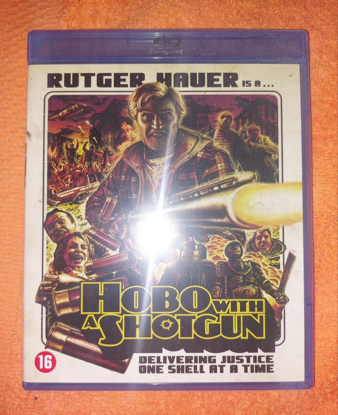 Rutger Hauer Hobo with a shotgun Blu-Ray, Ophalen, Zo goed als nieuw, Blu-ray