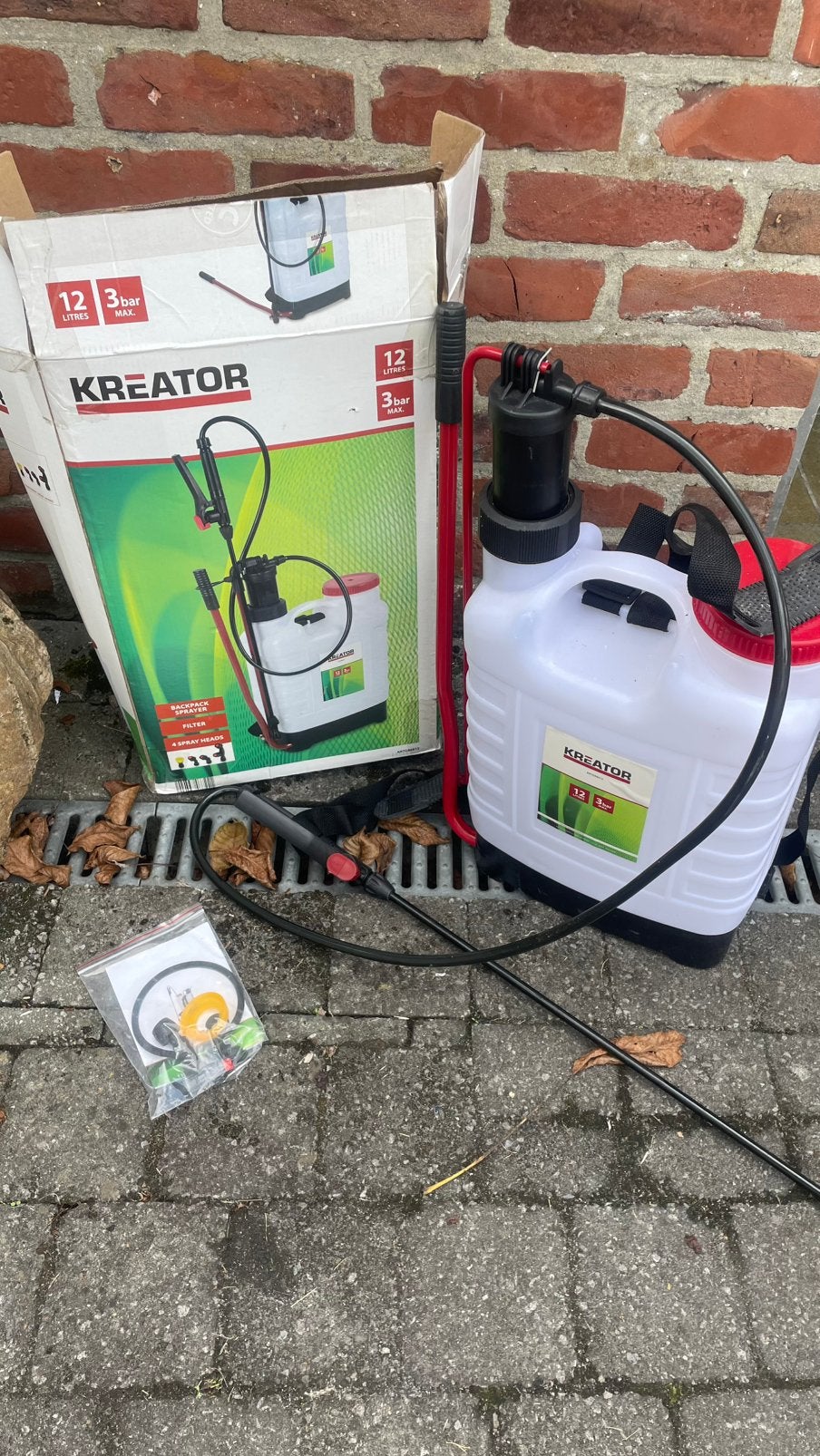 Kreator Rugsproeier 12L - Nieuwstaat, Ophalen, Zo goed als nieuw