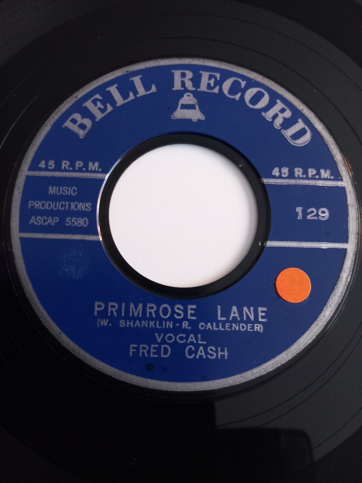 FRED CASH. PRIMROSE LANE. 1959 . USA 45T