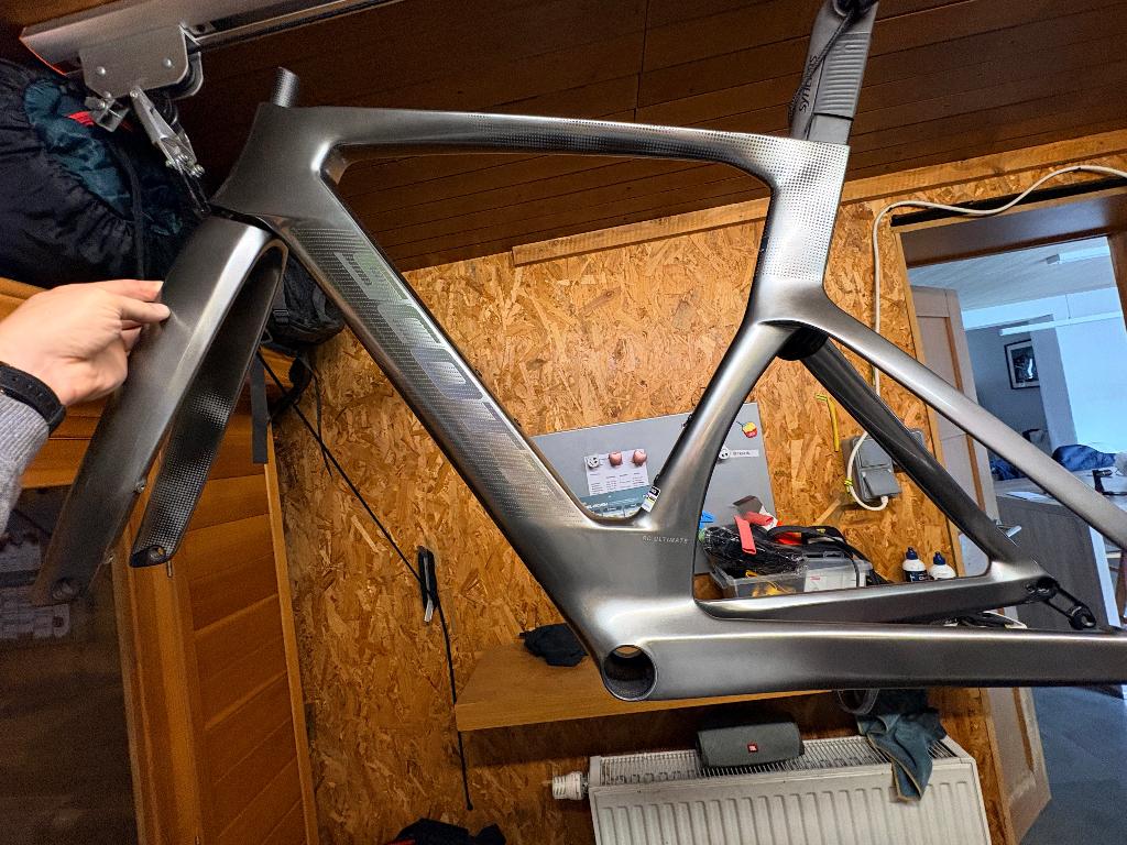 Scott Foil Ultimate frame (small) (carbonreparatie), 49 à 53 cm, Enlèvement, Utilisé, Carbone
