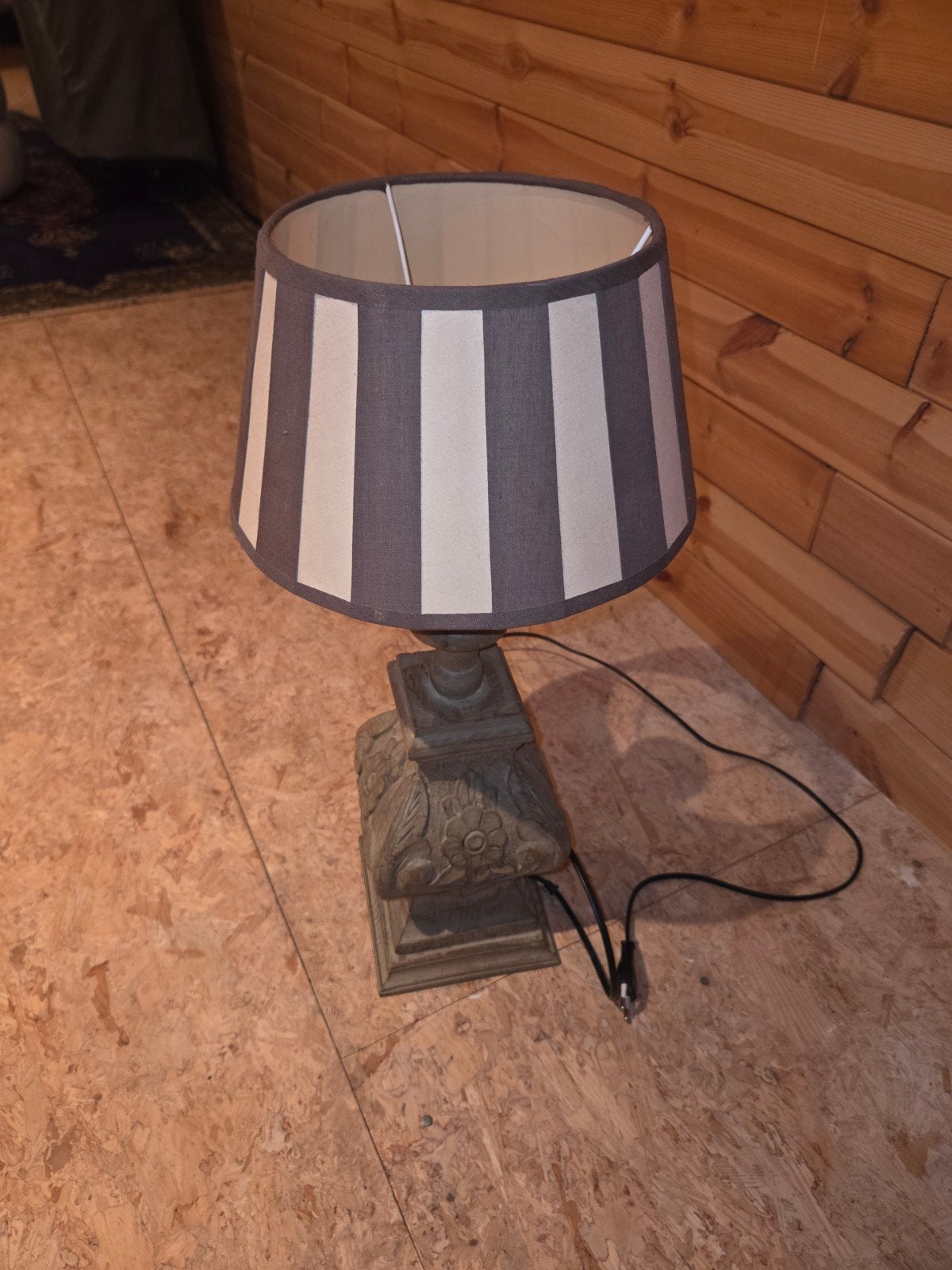 Landelijke lamp, Maison & Meubles, 10 cm, Lampe de table, Enlèvement ou Envoi, Rond