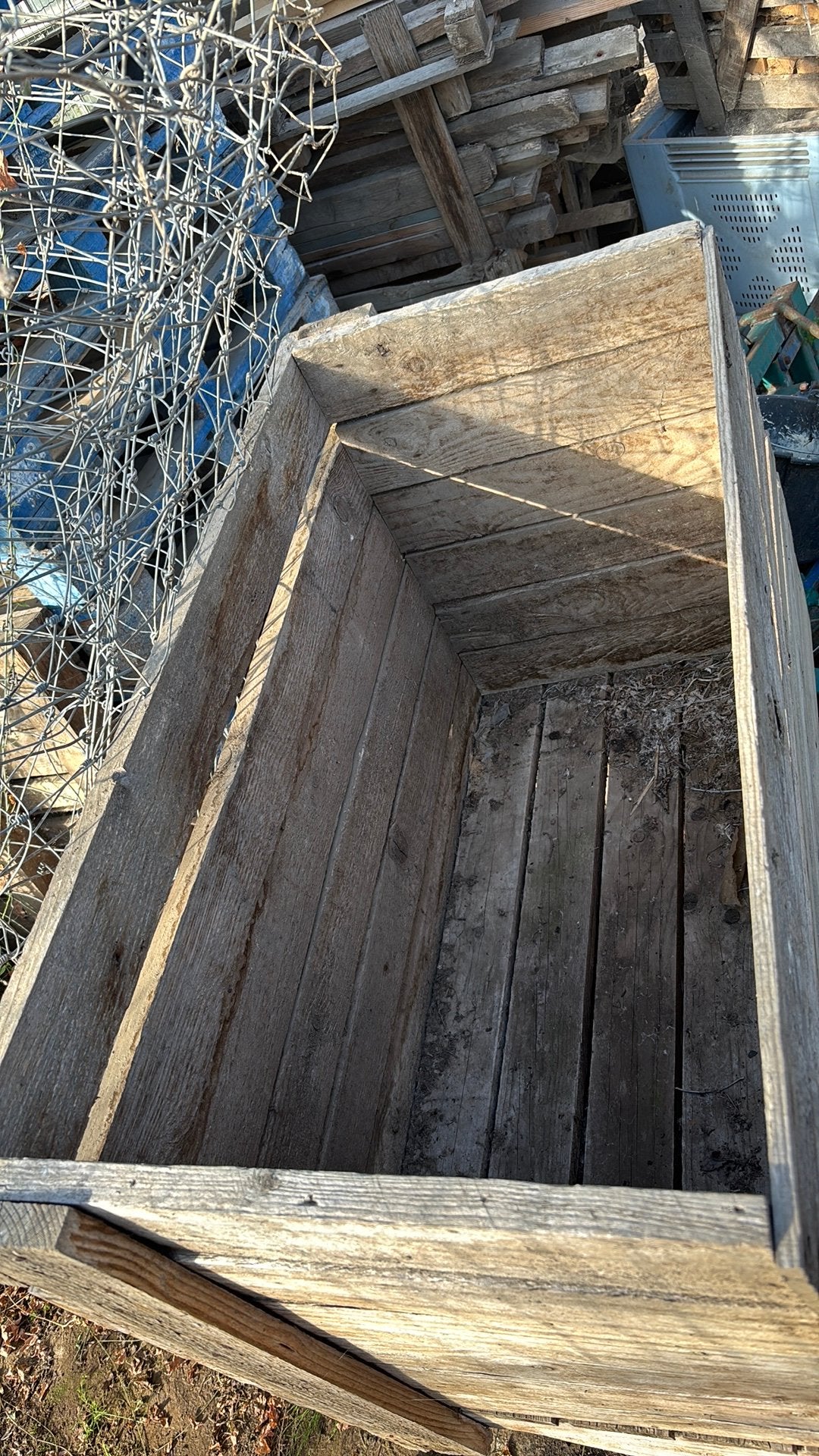 Houten kisten, Tuin en Terras, Ophalen, Zo goed als nieuw