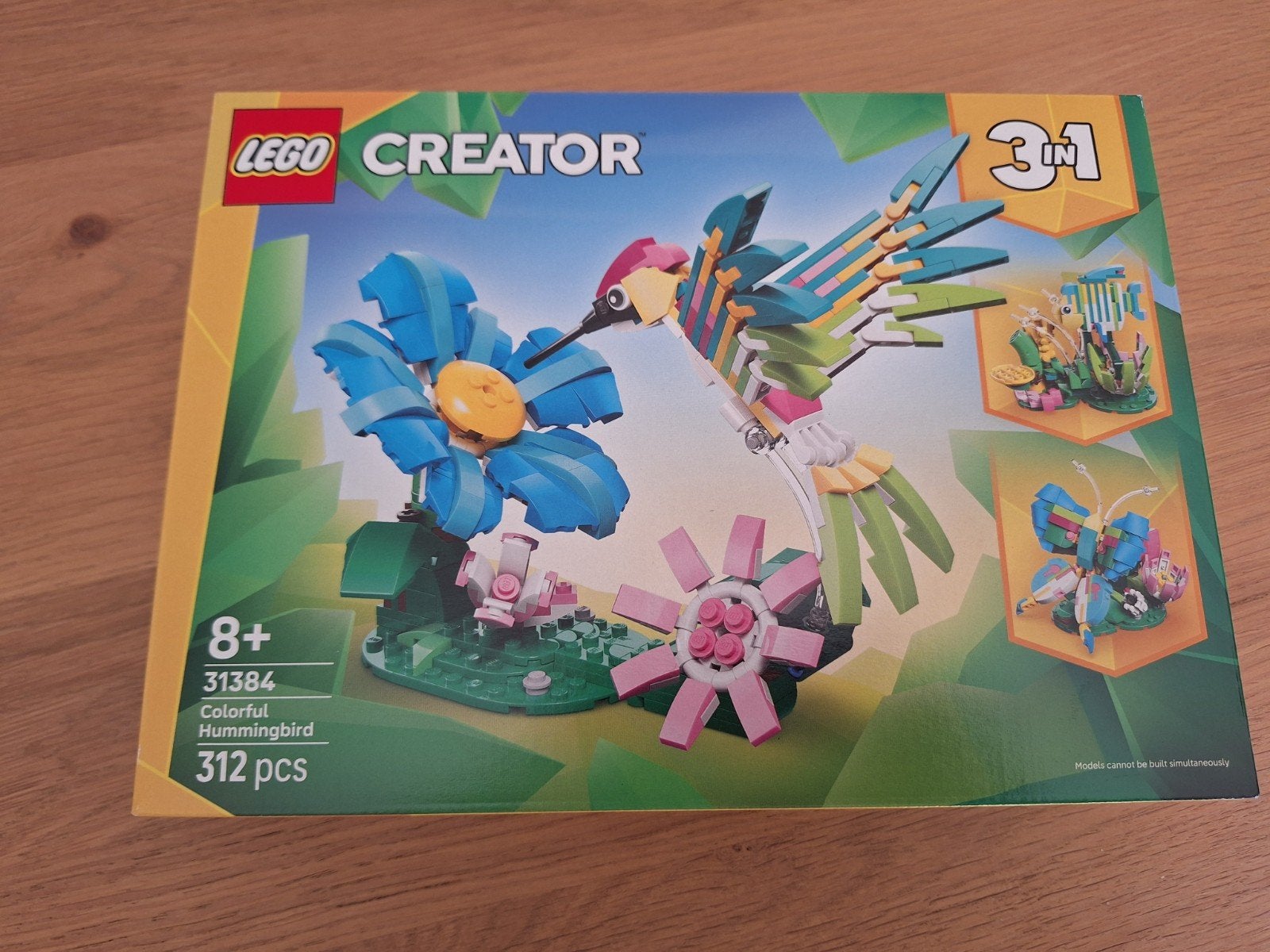 lego 31384 creator colorful hummingbird, Neuf, Lego, Ensemble complet, Enlèvement