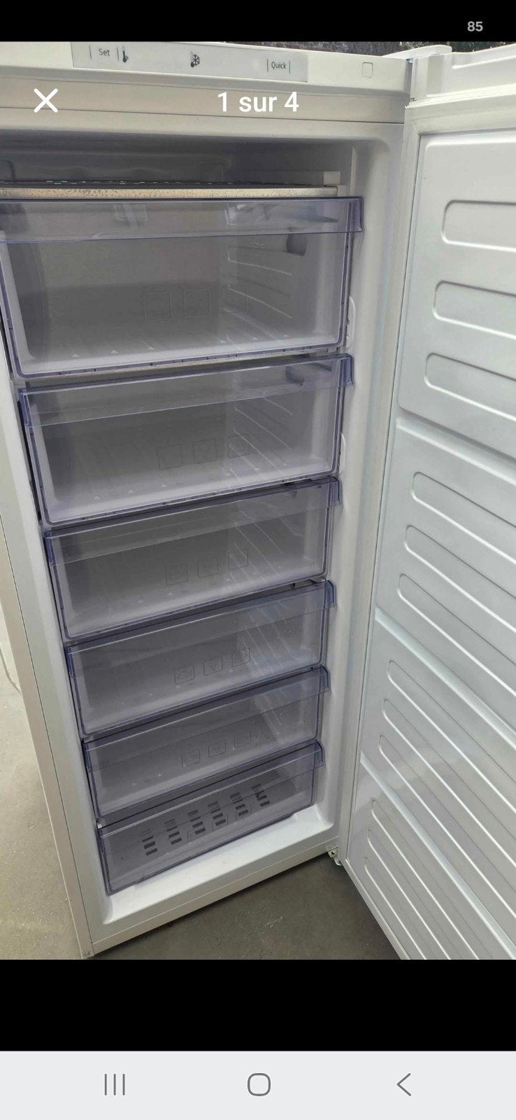 congélateur tiroire beko en panne!!, Enlèvement, Congélateur