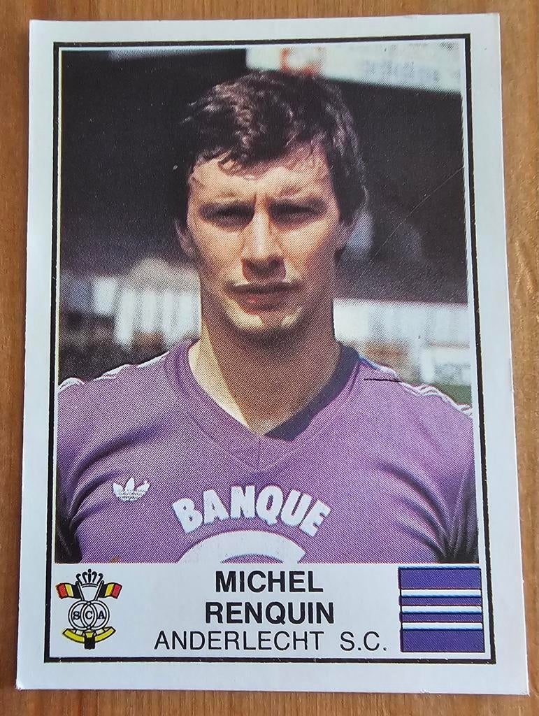 Panini Football 82 #21 Michel Renquin SC Anderlecht Voetbal!, Hobby & Loisirs créatifs, Autocollants & Images, Comme neuf, Autocollant