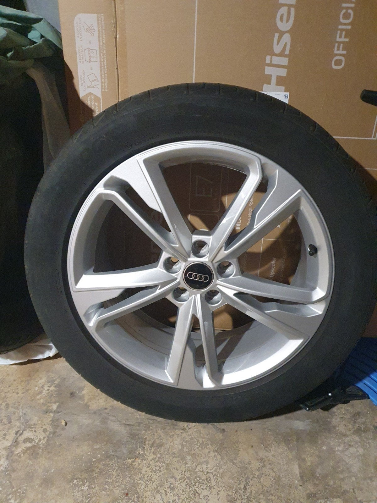 4 jantes s line 19 pouces original audi 5x112 et 43, Auto-onderdelen, Banden en Velgen, Ophalen of Verzenden, 19 inch, Velg(en)