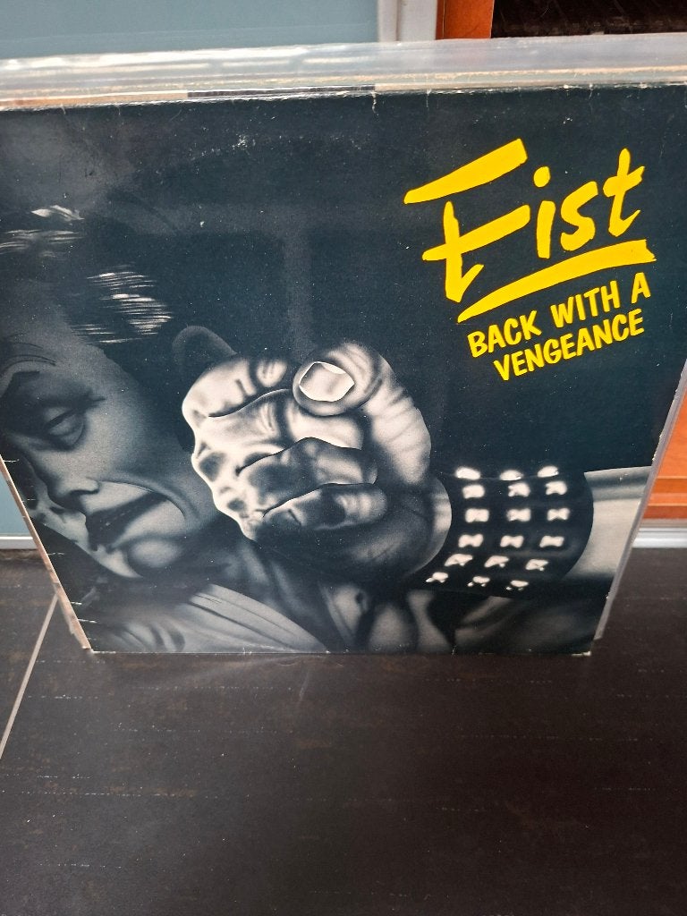lp - fist - back with a vengeance - bak 4, Cd's en Dvd's, LP, Heavy metal, Gebruikt, Ophalen of Verzenden