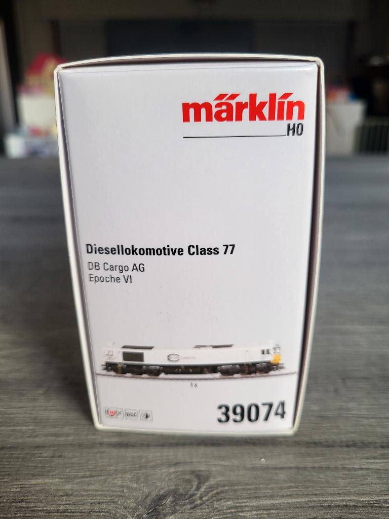 Märklin 39074 class 77 van Euro Cargo Rail, Wisselstroom, Locomotief, Nieuw, Ophalen of Verzenden
