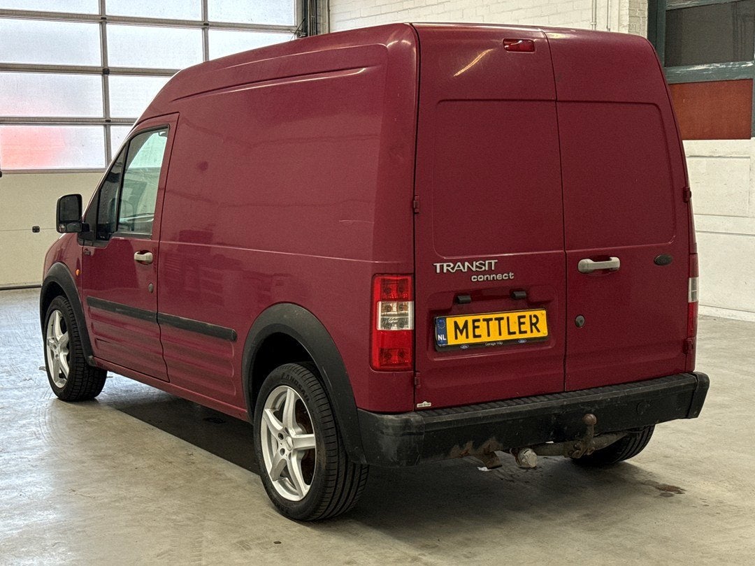 Ford Transit Connect T230L 1.8 TDCi | Trekhaak, Autos, Rouge, Interruption de démarrage, Achat, 90 ch