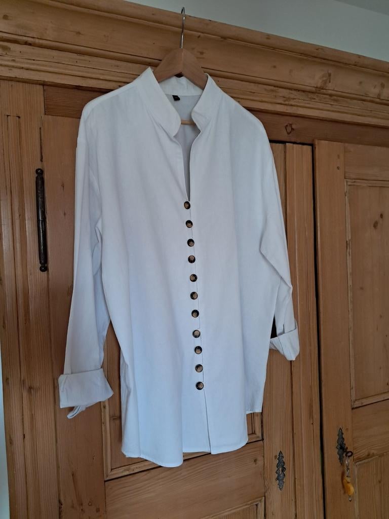 Superbe Chemise en Lin blanc cassé taille XL, Vêtements | Hommes, Enlèvement, Blanc