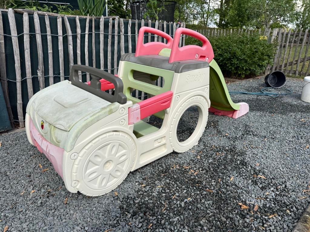 Smoby S.Life Adventure Car avonturenauto met glijbaan, Enlèvement, Utilisé