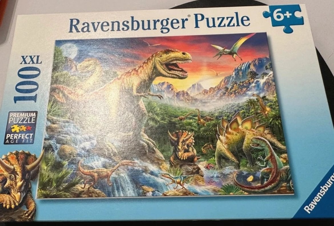Puzzle Ravensburge avec dinosaure, Enlèvement ou Envoi, Utilisé