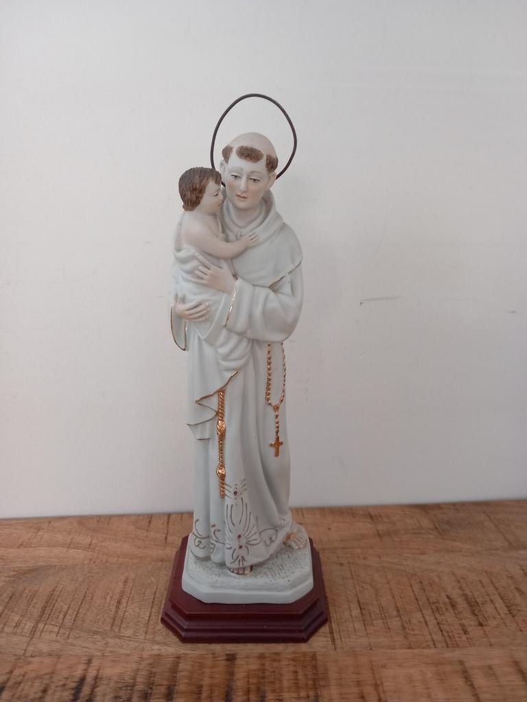 Heilige Antonius met kind 29 cm hoog ., Ophalen