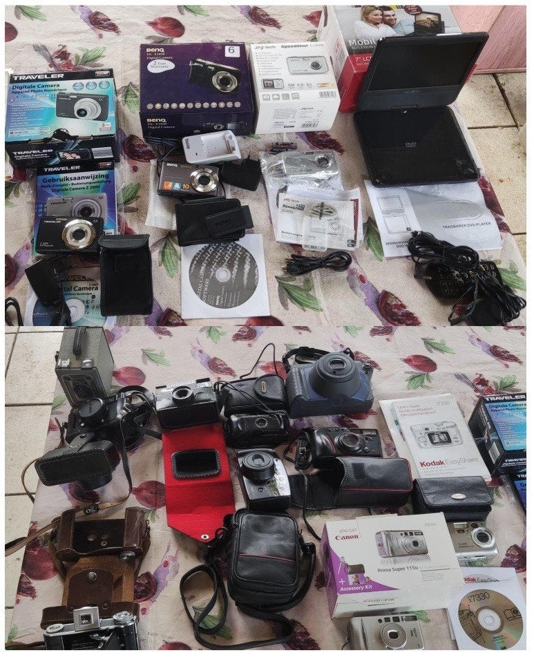 collection d'appareils photo de différentes époques, Enlèvement, Utilisé, Autres Marques