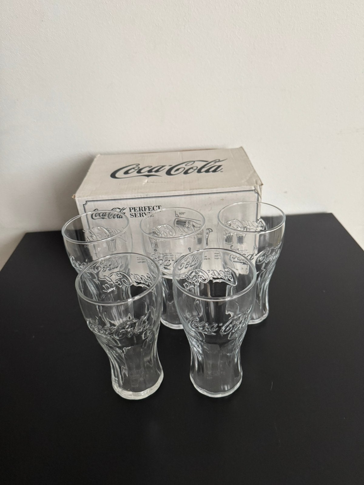 Lot de 5 verres de coca cola neufs, Collections, Enlèvement, Neuf, Verre à soda