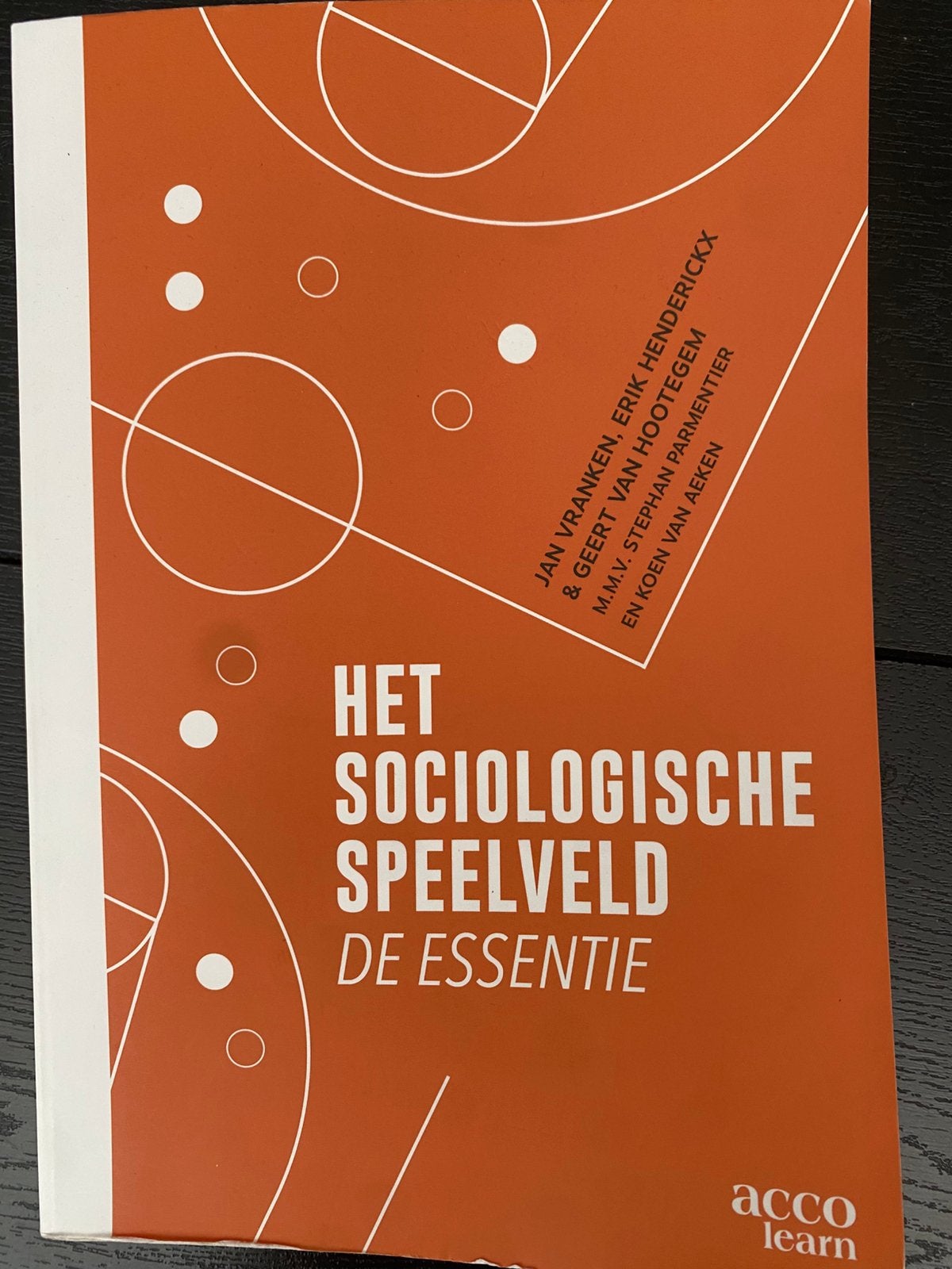 Het sociologisch speelveld, de essentie, Boeken, Studieboeken en Cursussen, Ophalen of Verzenden, Zo goed als nieuw