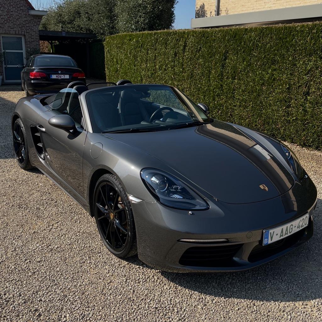 Porsche 718 boxster 2.0 turbo PDK, Auto's, Automaat, Euro 6, Cabriolet, Leder