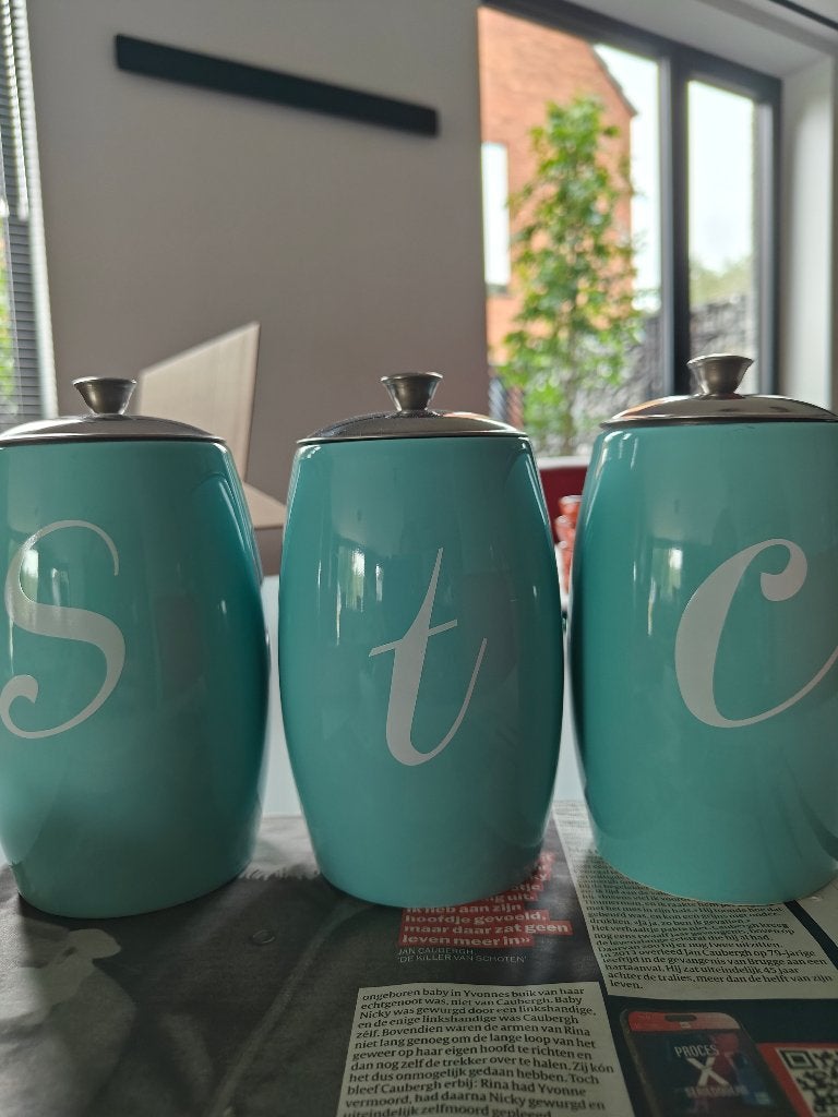 Keukenpot salt en pepper afsluitbaar, Ophalen, Zo goed als nieuw