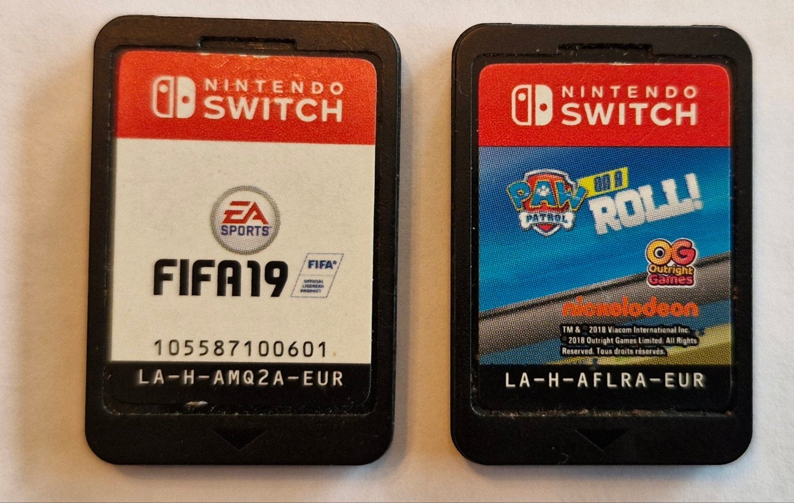 Paw Patrol  + Fifa 19. Nintendo Switch, Ophalen, Gebruikt