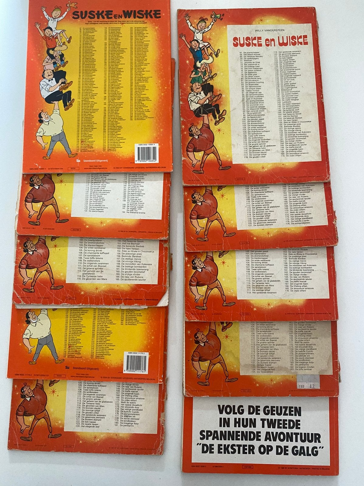 Set Suske en Wiske strips, Meerdere stripboeken, Ophalen of Verzenden, Gelezen