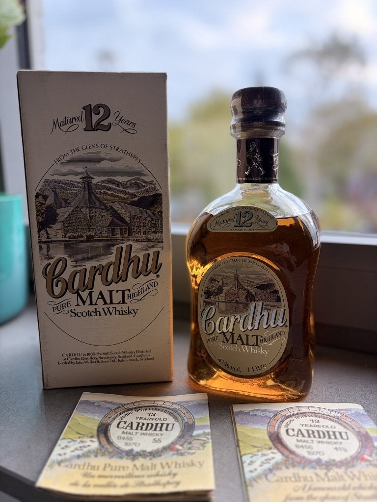 Cardhu 12 Years - oudere botteling 1L 43%, Enlèvement ou Envoi, Neuf, Autres types