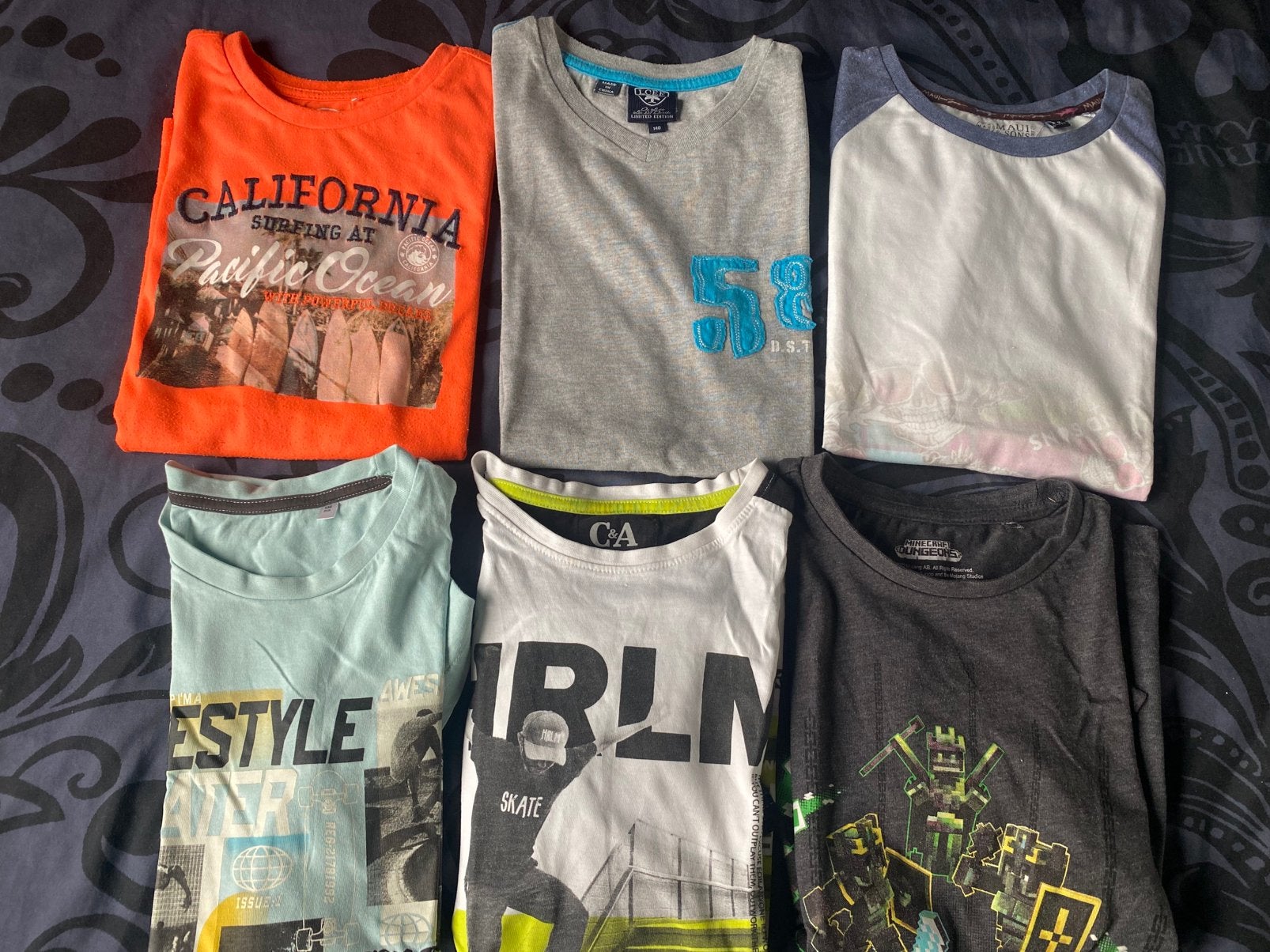 T-shirts maat 140, Kinderen en Baby's, Kinderkleding | Maat 140, Ophalen of Verzenden, Zo goed als nieuw