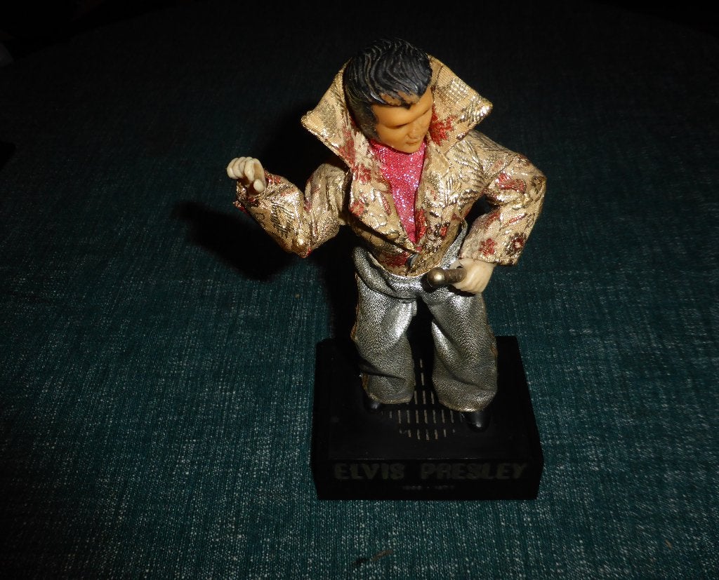 Vintage Elvis Presley AM transistorradio, Ophalen of Verzenden, Gebruikt, Transistorradio