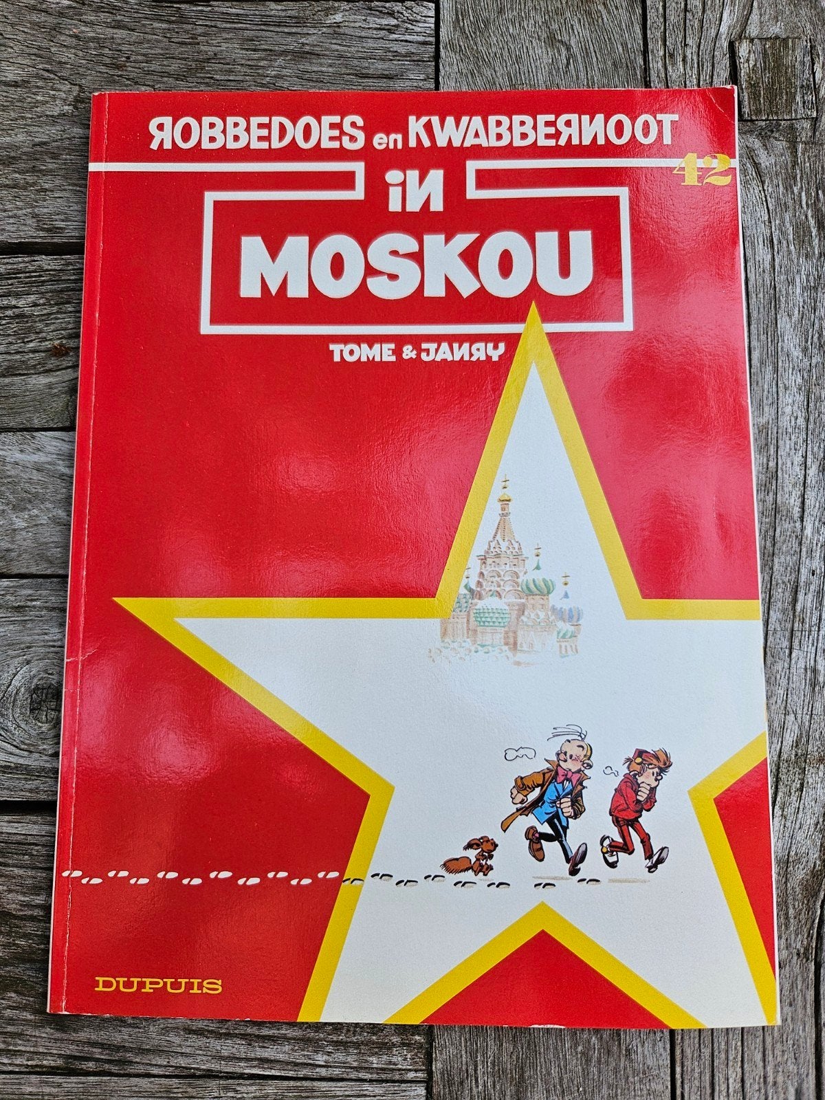 Robbedoes en Kwabbernoot in Moskou 1990, Enlèvement, Utilisé