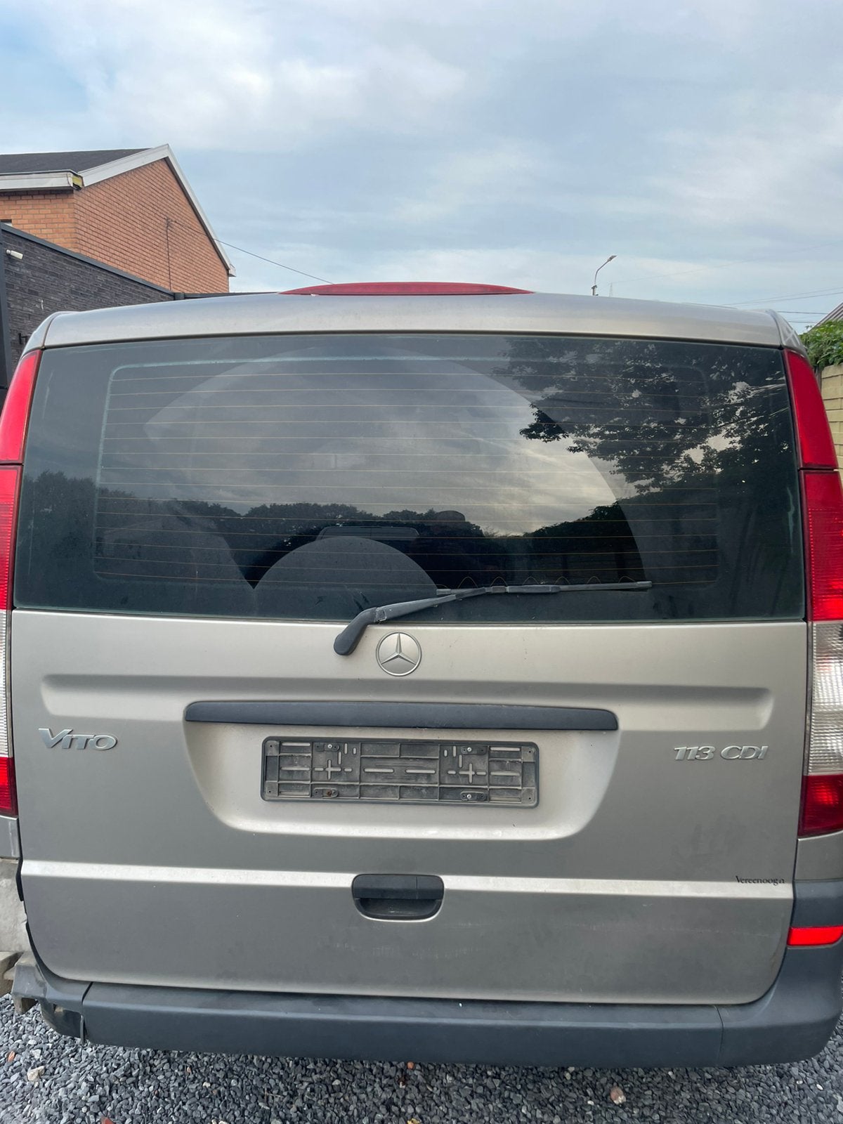 Hayon Vito Viano W639, Arrière, Mercedes-Benz, Haillon arrière, Enlèvement