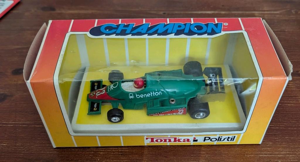 Tonka Polistil F1 Benetton Alfa Romeo #23 1/41 - Made Italy, Ophalen of Verzenden