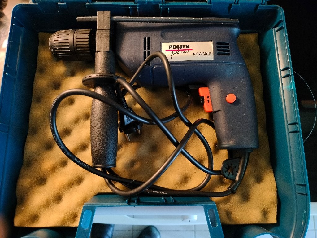 Powerplus Boormachine, Doe-het-zelf en Bouw, 600 watt of meer, Nieuw, Klopboormechanisme, Ophalen