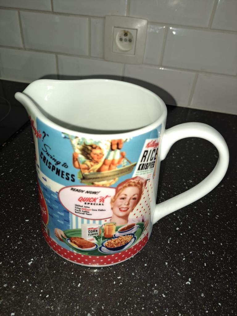 Vintage Kellogg's Portmeirion kan, Ophalen of Verzenden