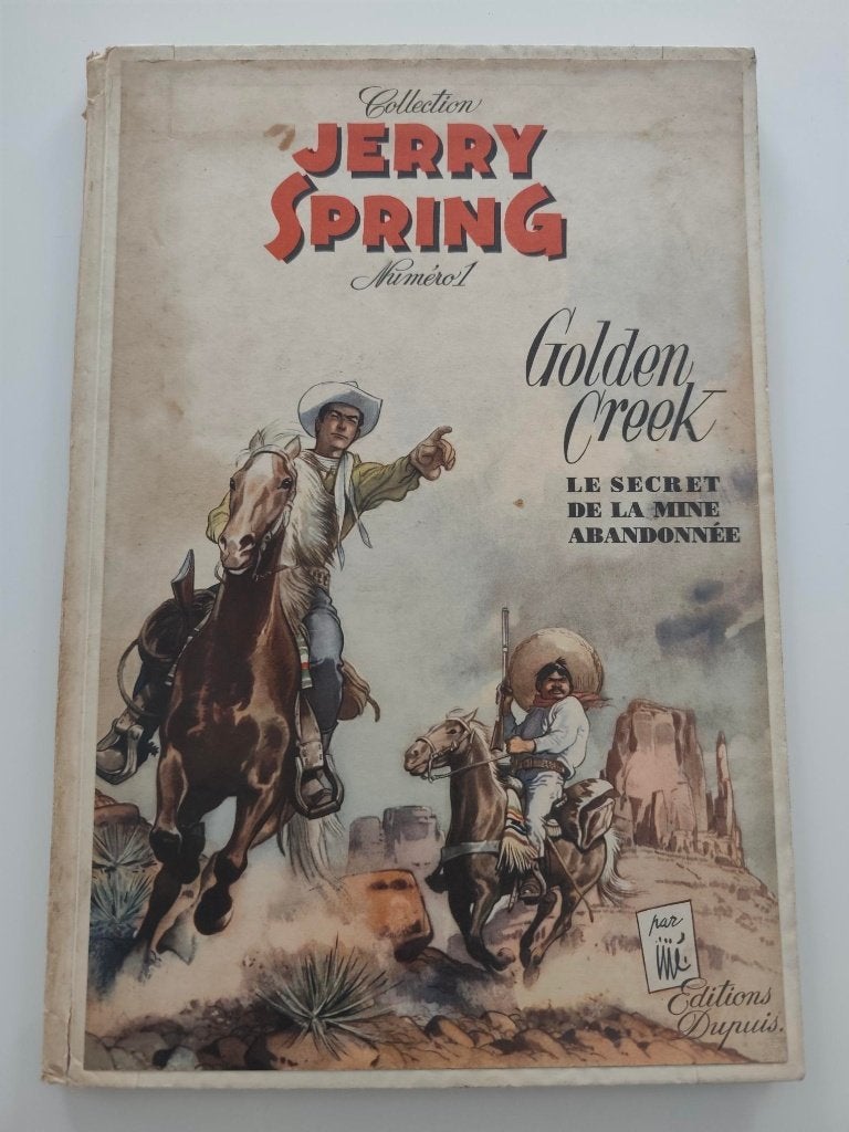 Jerry Spring n1 – Golden Creek - 1955, Enlèvement ou Envoi, Utilisé, Jijé