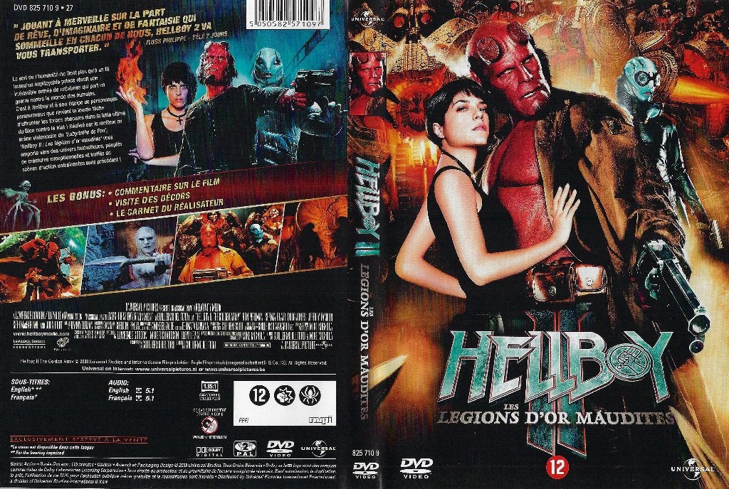 Le DVD Hellboy II, Les légions d'or maudites de G. del Toro, CD & DVD, DVD | Science-Fiction & Fantasy, Enlèvement ou Envoi, Tous les âges