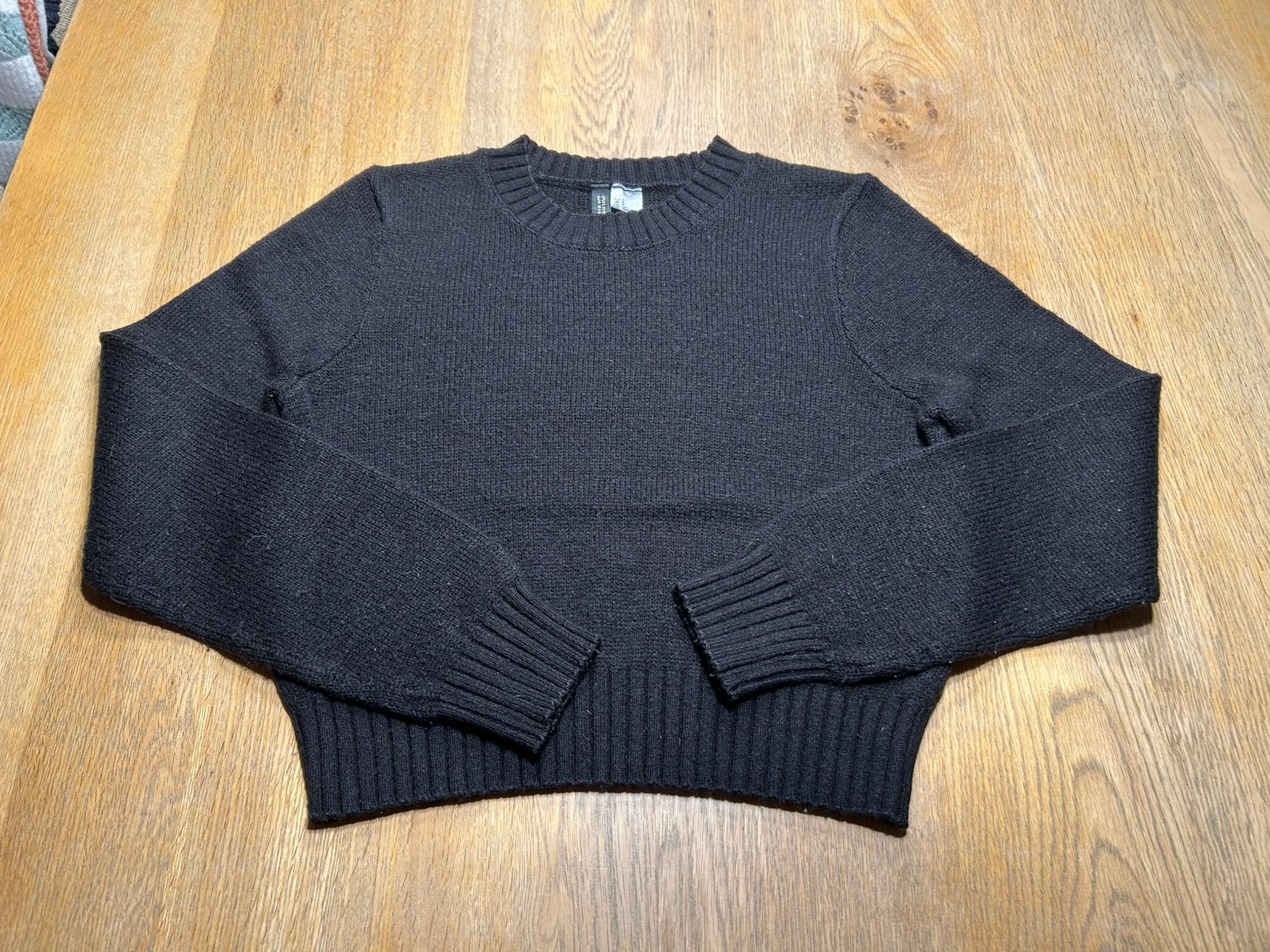 Zwarte gebreide trui Divided H&M maat S, Kleding | Dames, Ophalen of Verzenden, Zo goed als nieuw, Maat 36 (S)