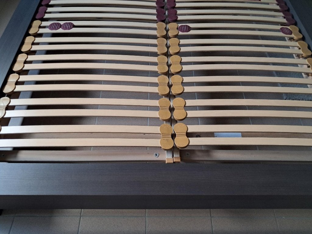 bed donkerbruin, Huis en Inrichting, Ophalen, Overige materialen, Bruin, Tweepersoons