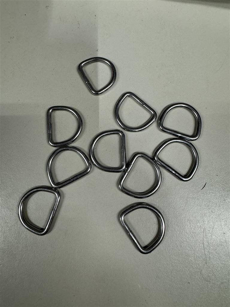 D-ringen roestvrijstaal - Webbing gelaste gespen - 10 stuks, Kleding | Dames, Riemen en Ceinturen, Ophalen of Verzenden, Nieuw
